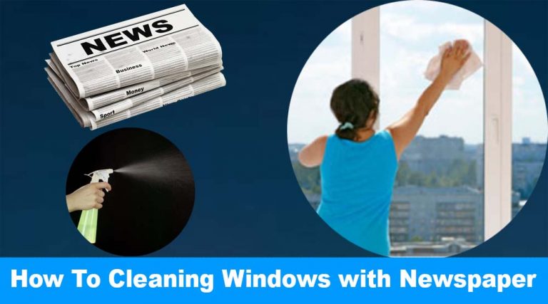 How To Clean Windows with Newspaper