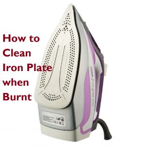 How to Clean Iron Plate when Burnt