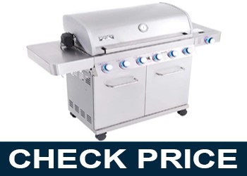 Monument Grills 77352 6-Burner Stainless Steel Propane Gas Grill